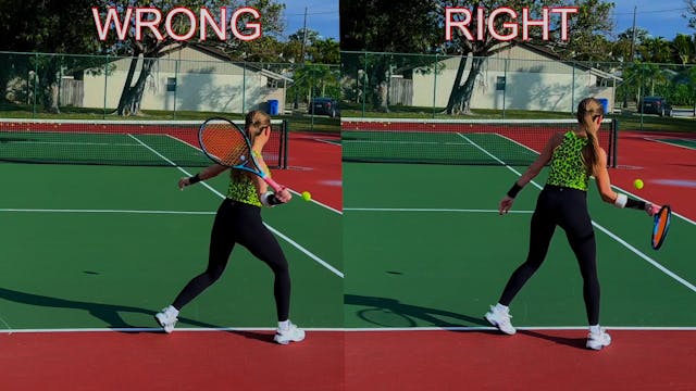 Anna Forehand Takeback Lesson (212022)