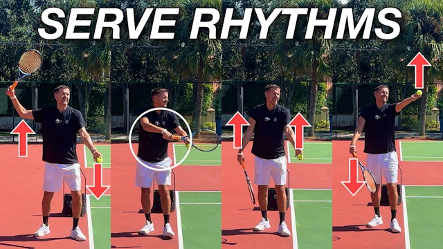 Tennis Serve Rhythms