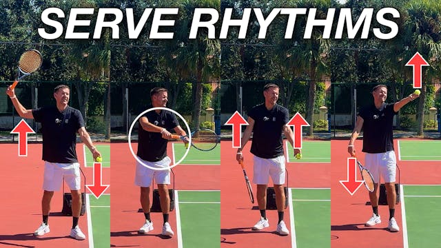 Tennis Serve Rhythms