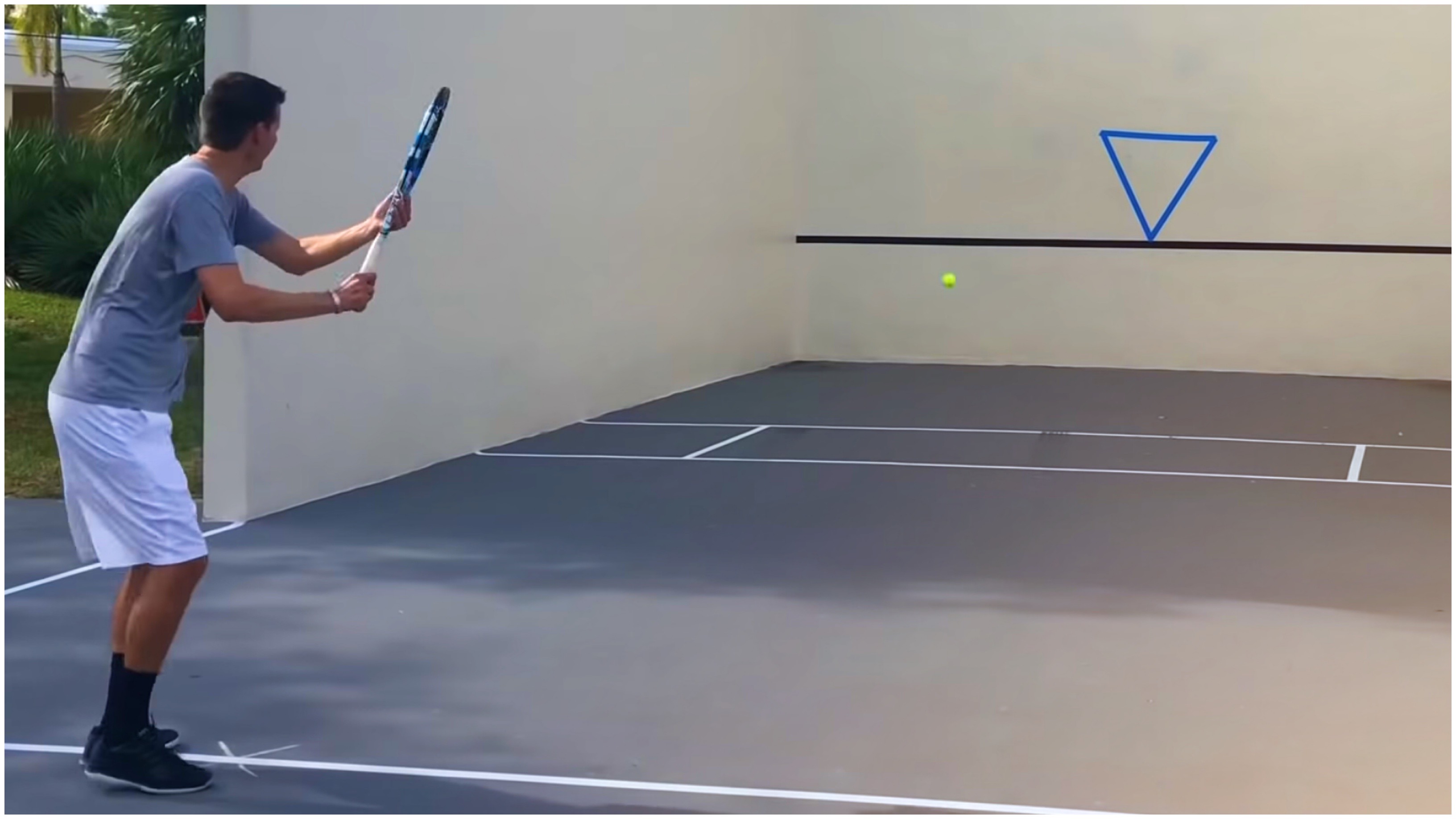 Tennis Wall Target Practice