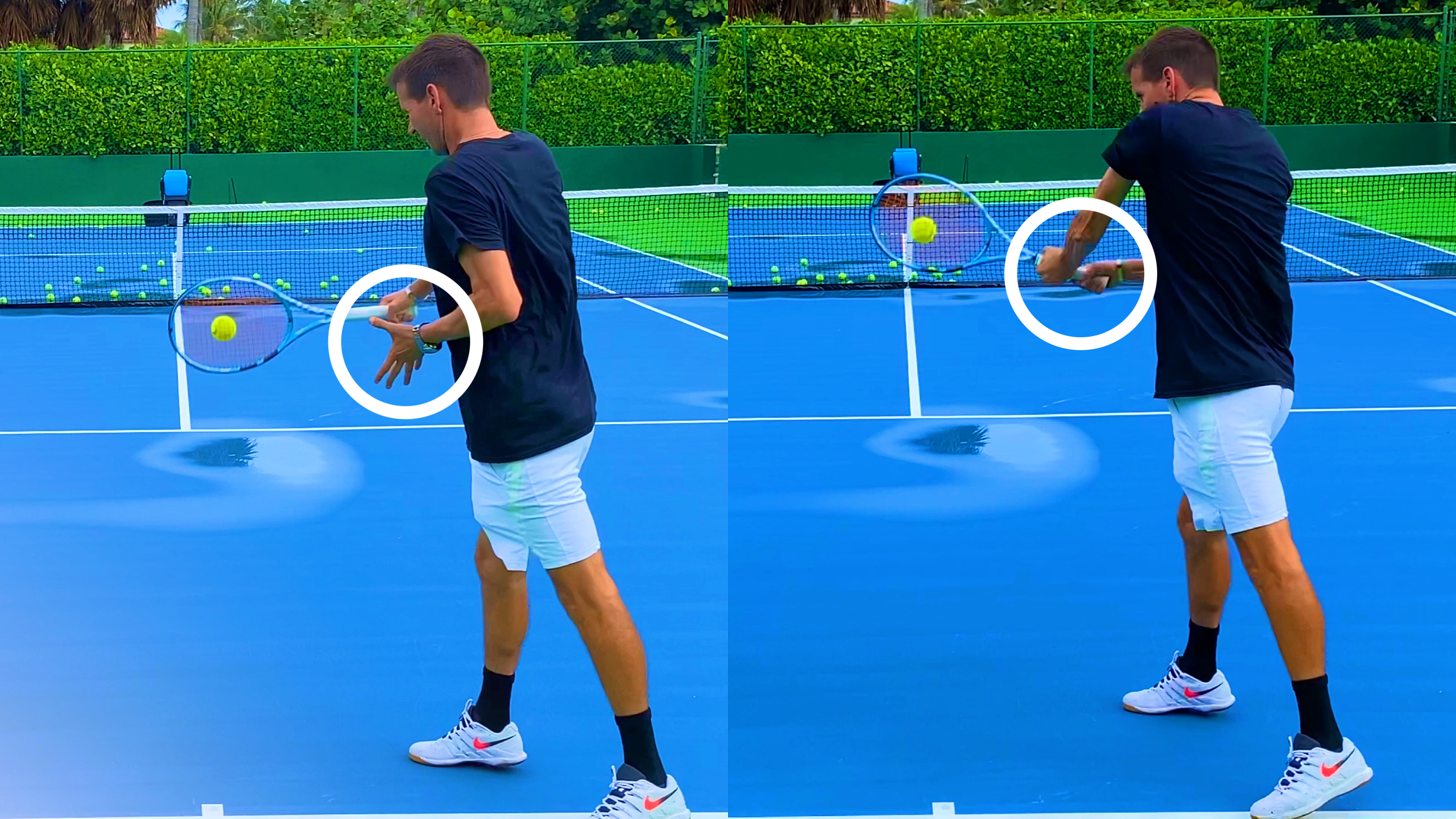 Similarities Between the One-Handed & Two-Handed Backhand