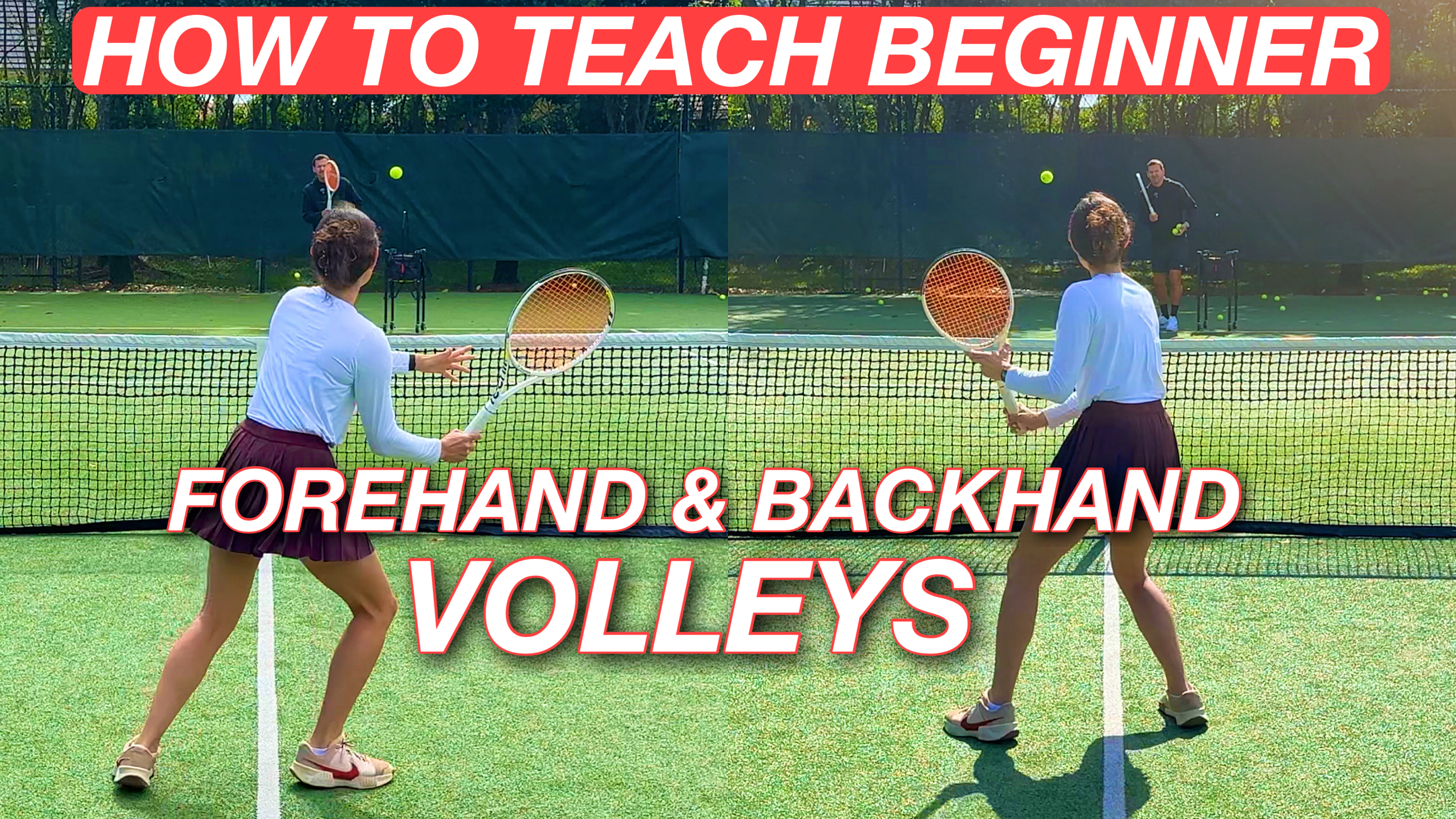 Beginner Forehand & Backhand Volley