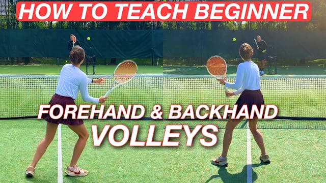 Beginner Forehand & Backhand Volley