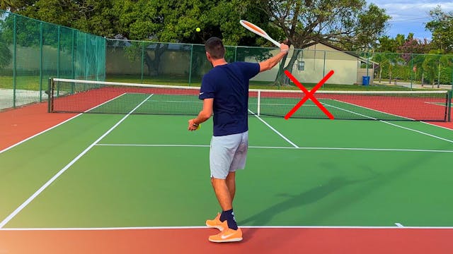 Inability to Hit Crosscourt