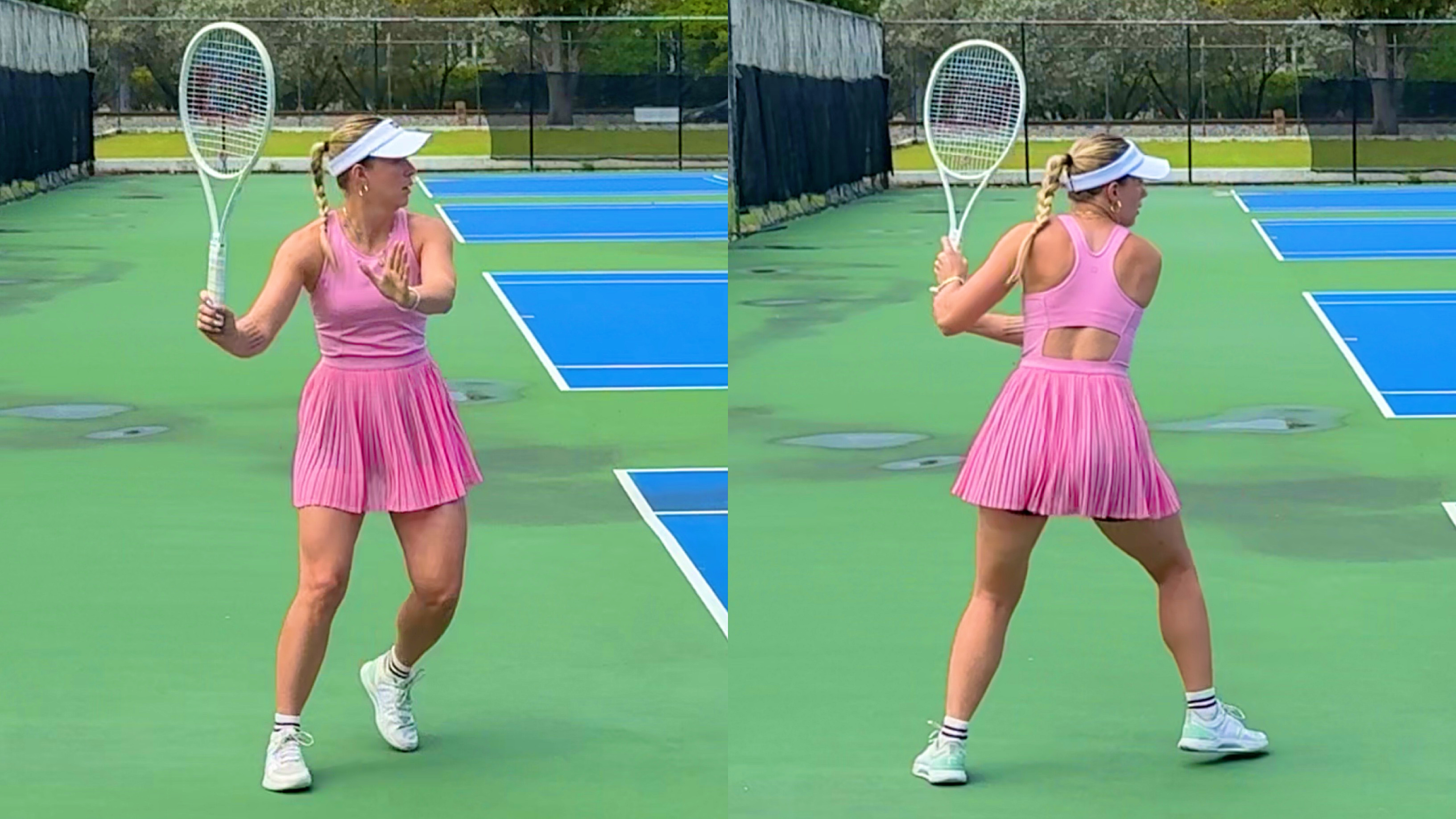 Forehand & Backhand Lesson with Eliza