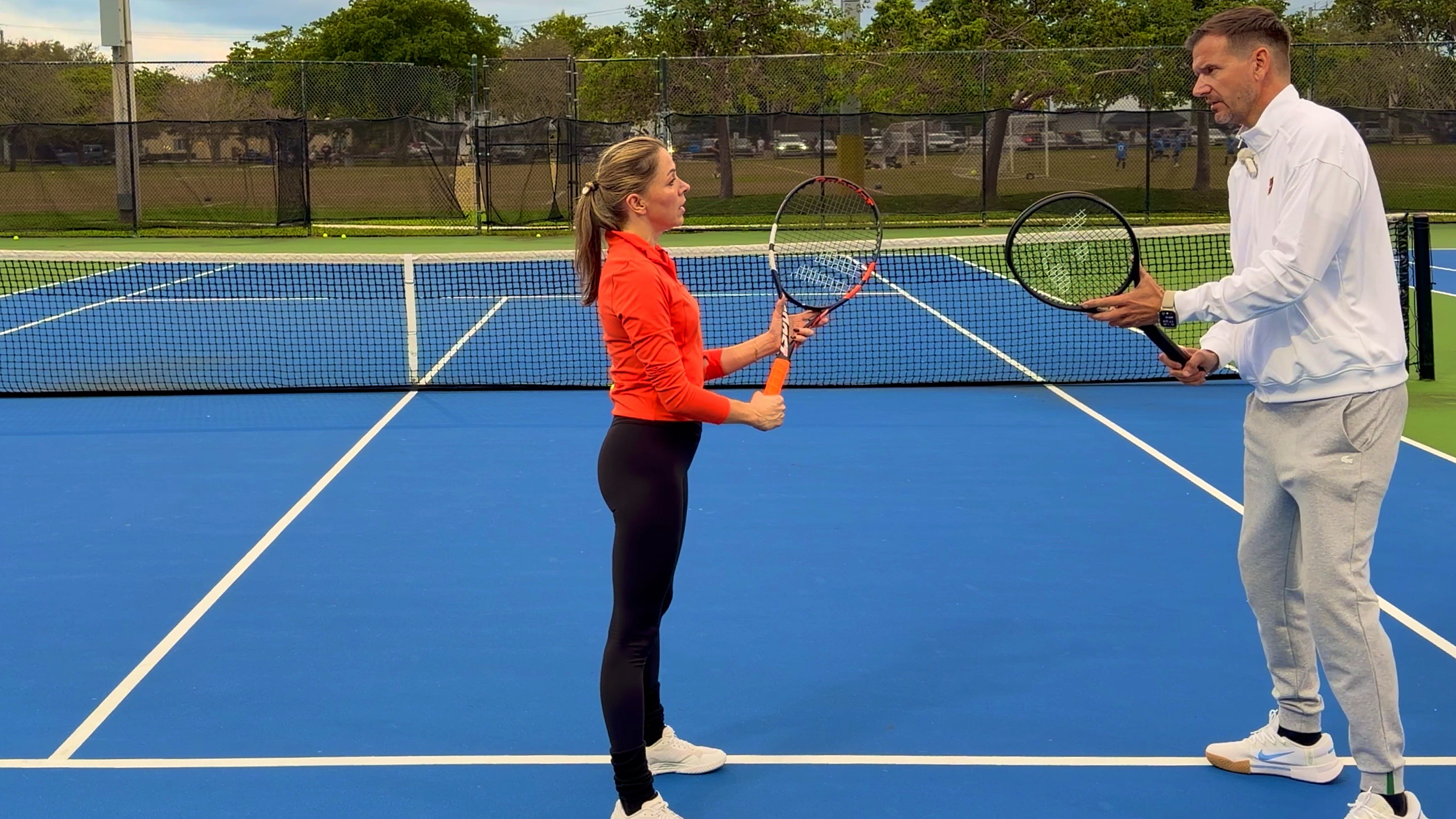 Working with Anna on: Rallying, Grip Changes, Baseline Intro and more…