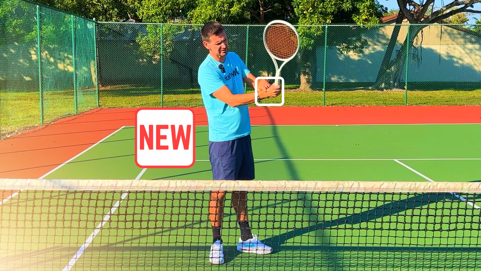 High Backhand Volley