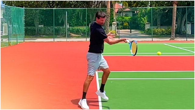 What is the Intuitive Zone on the Forehand?
