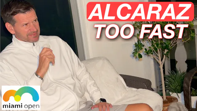 Alcaraz Keeps Fonseca at 5 Forehand W...