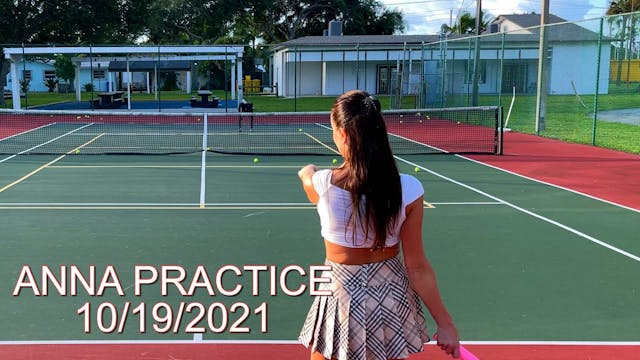 Anna Practice (Groundstrokes + Overhe...