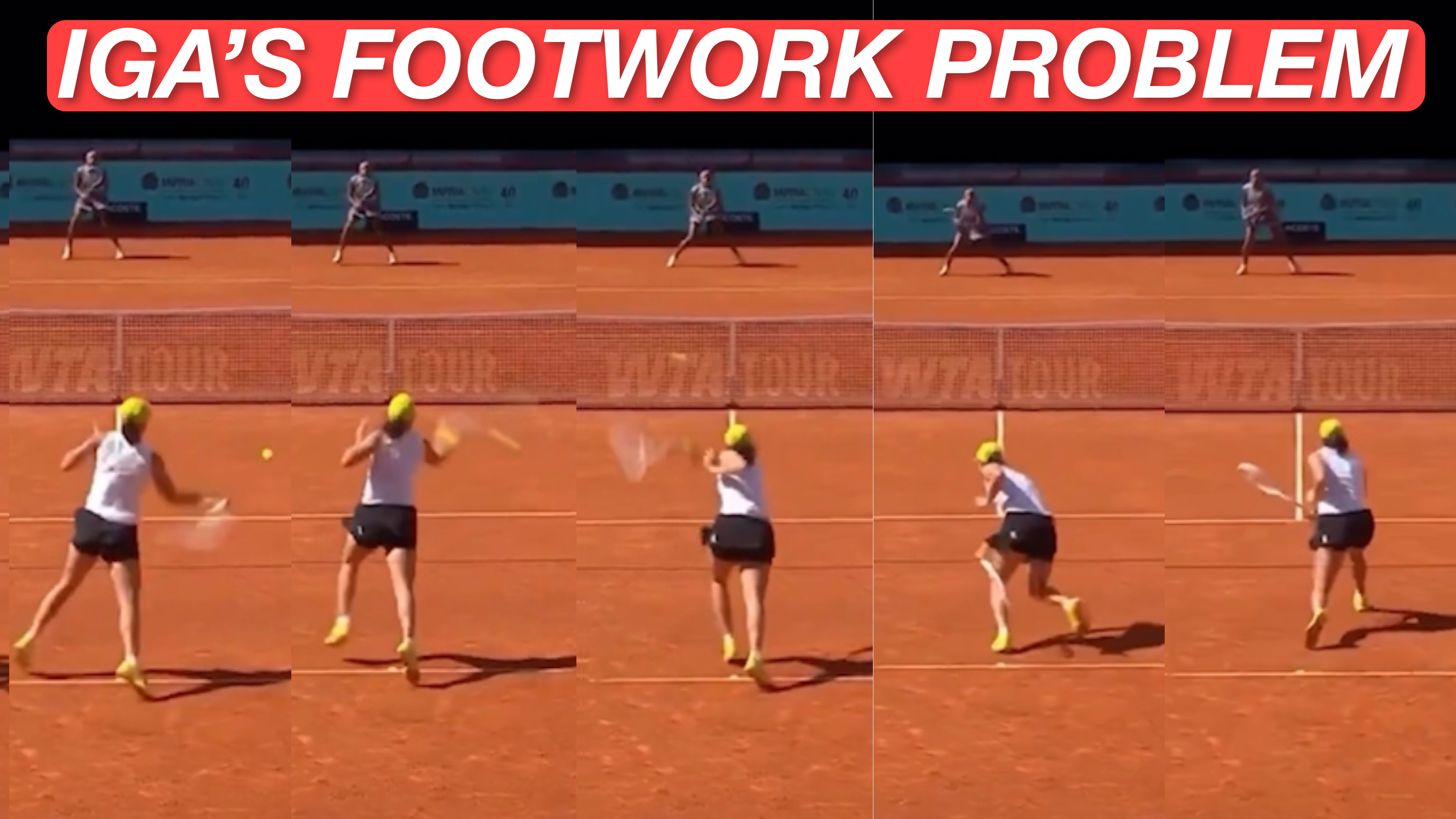 Why Is Swiatek, the Best Mover on the WTA Tour, Struggling with Footwork?