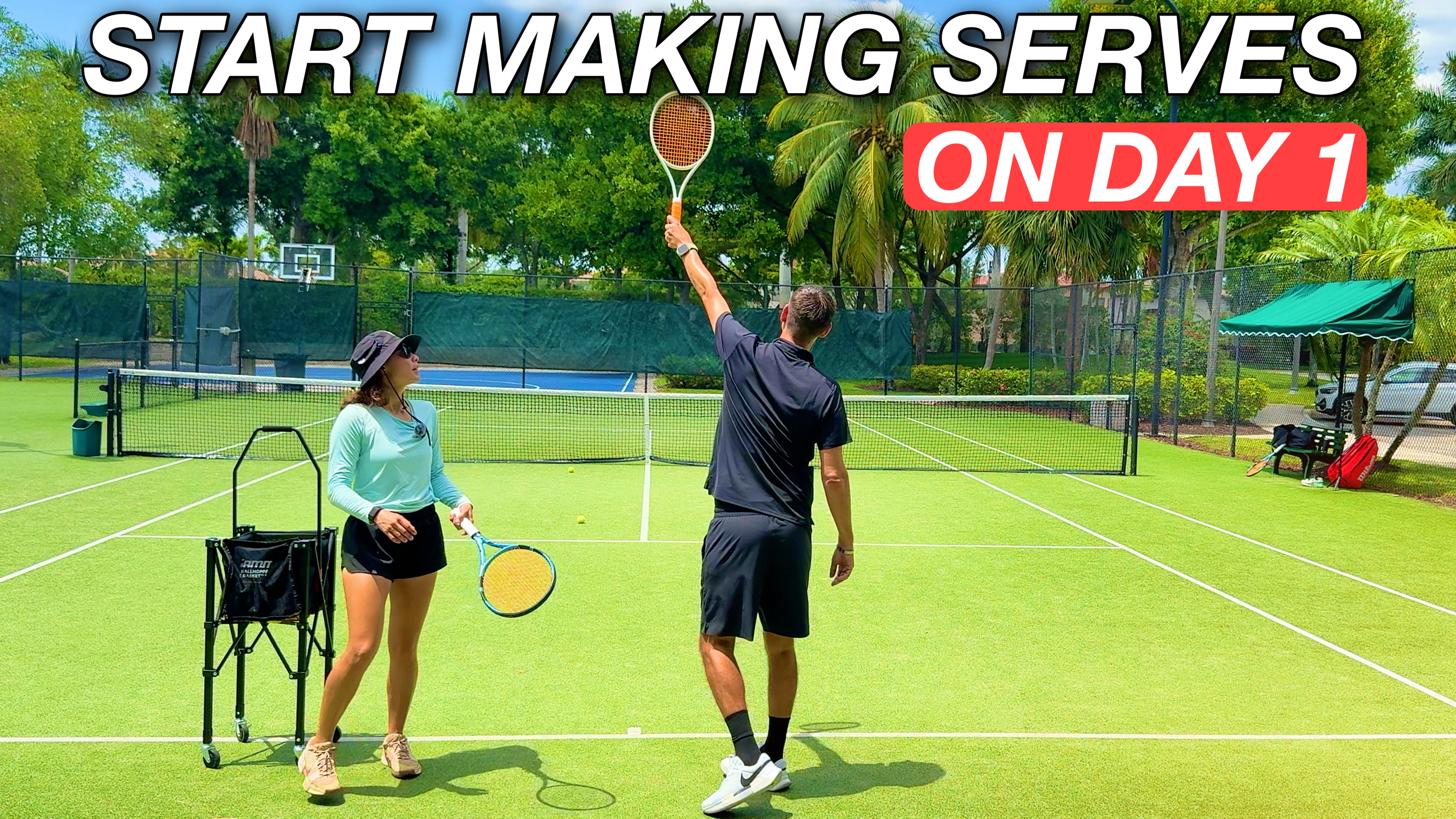 How to Teach the Tennis Serve to Beginners