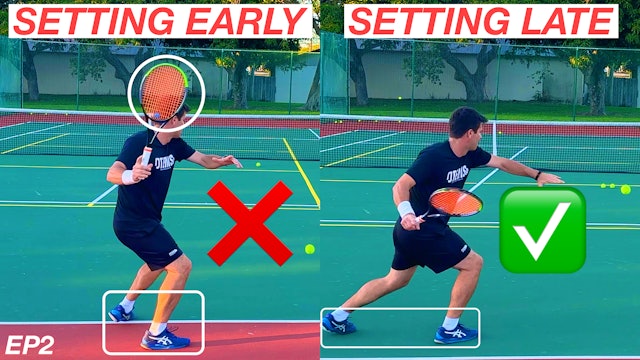Forehand Footwork Timing & Topspin Pace