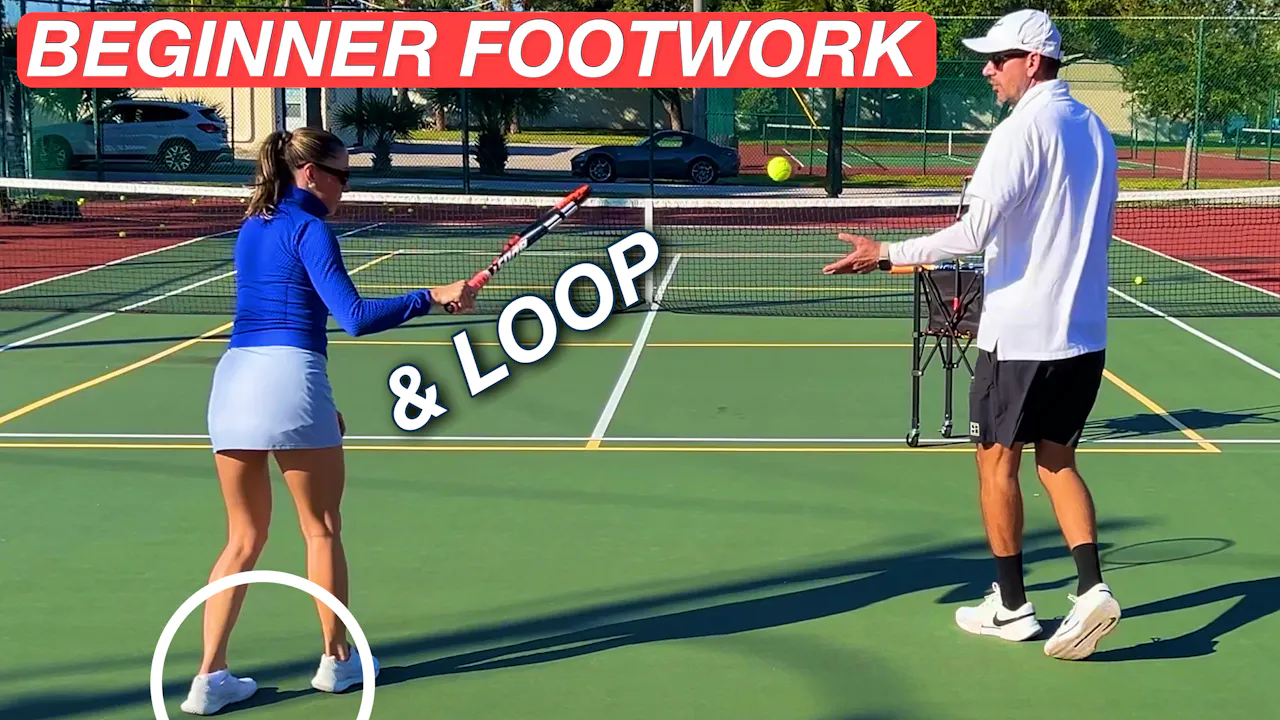 Hitting on the Run | Introducing Forehand Loop & Rotation - Teaching ...