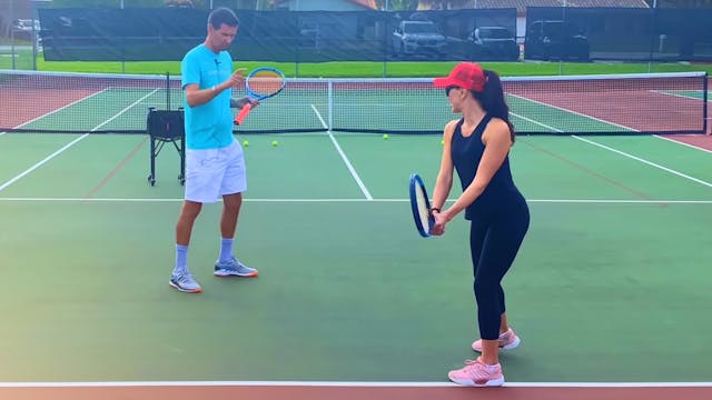 Two-Handed Backhand Lesson with Anna