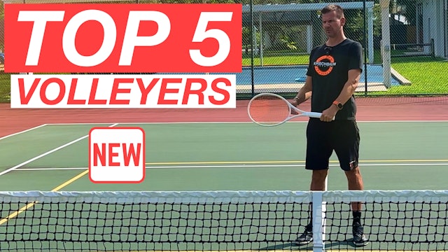 Top 5 Volleyers in Tennis History