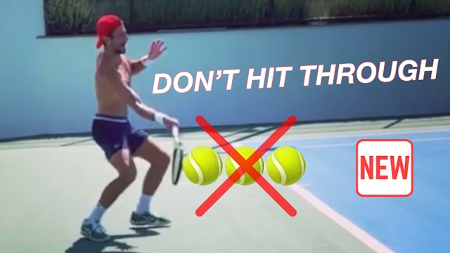 The Intuitive Forehand Swing Path