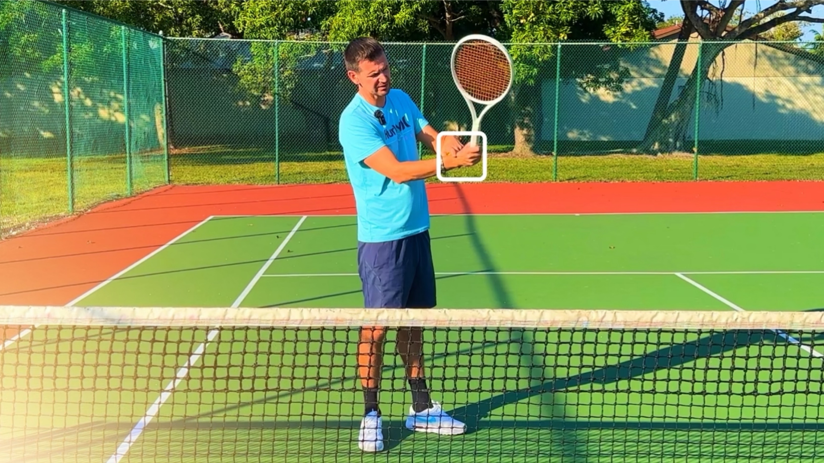 High Backhand Volley