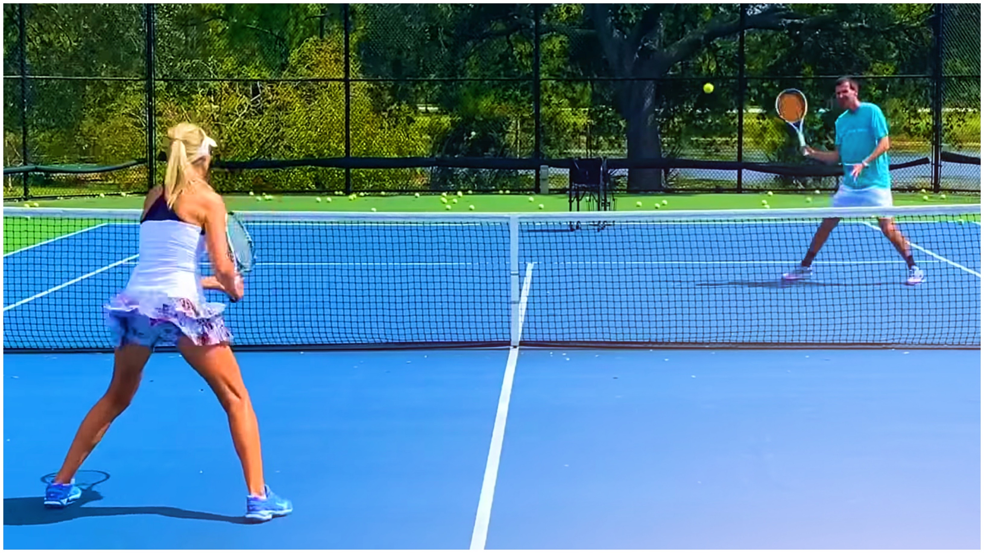 Volley Drills with Ema