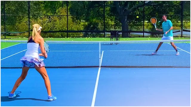 Volley Drills with Ema