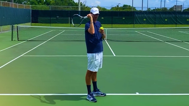 Racquet Drop Leak on the Serve