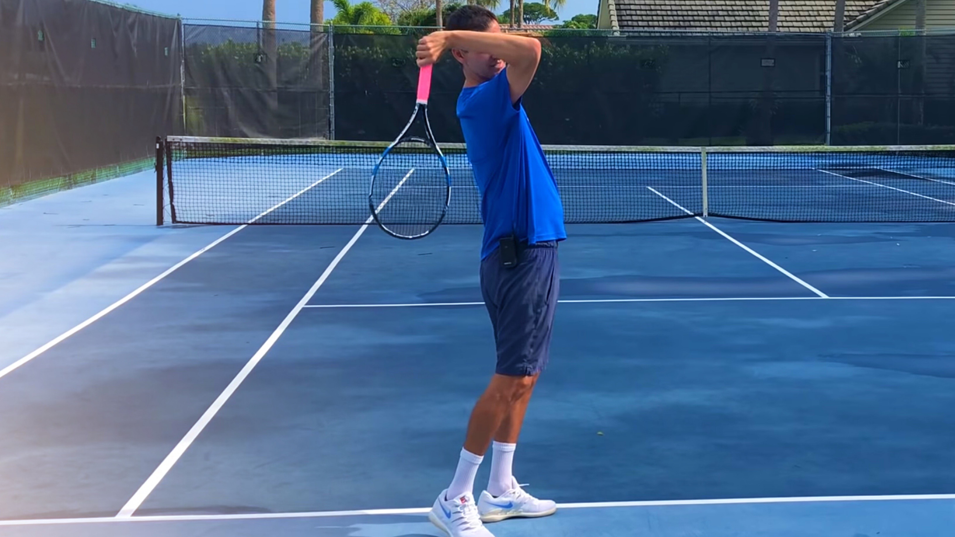 Racquet Drop Variations on the Serve