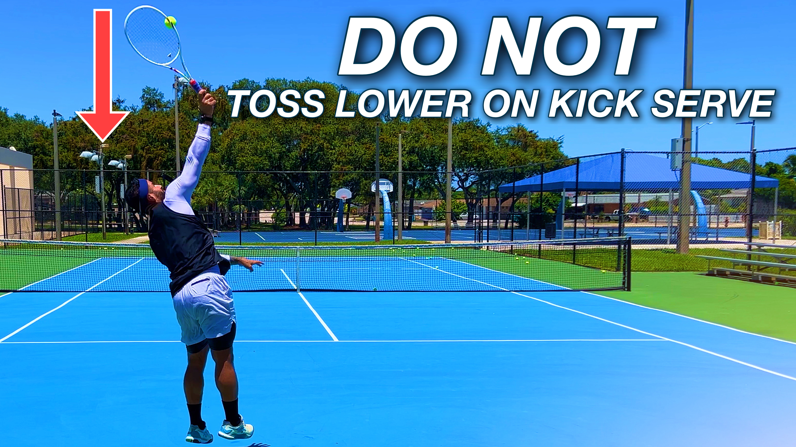 Kick Serve Lesson | Tossing Lower for More Spin | Eastern Backhand Grip on Kick