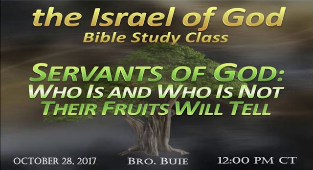 102817 - The Servants of God: Who Is ...