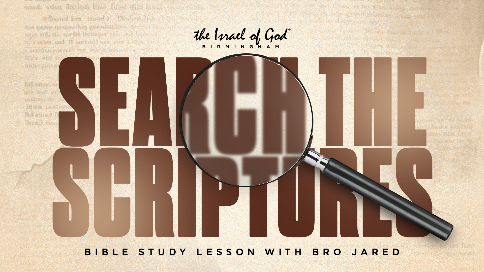 01182025 - IOG Birmingham - Search The Scriptures