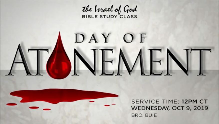 10092019 - Day of Atonement