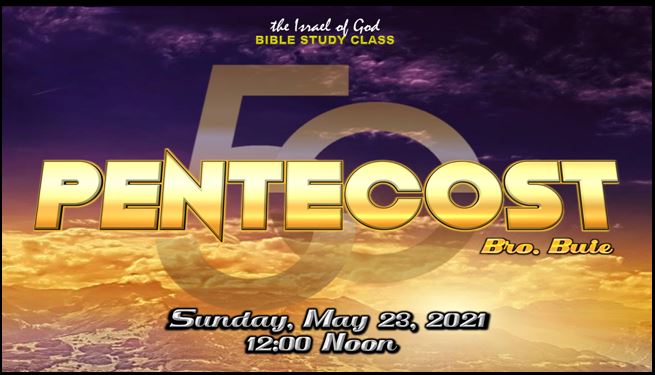05232021 - PENTECOST