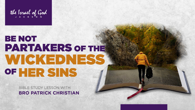 09102022 - IOG JACKSON - Be Not Partakers of The Wickedness of Her Sins