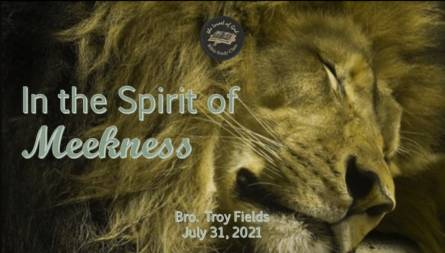 07312021 - IOG Dallas - In The Spirit of Meekness