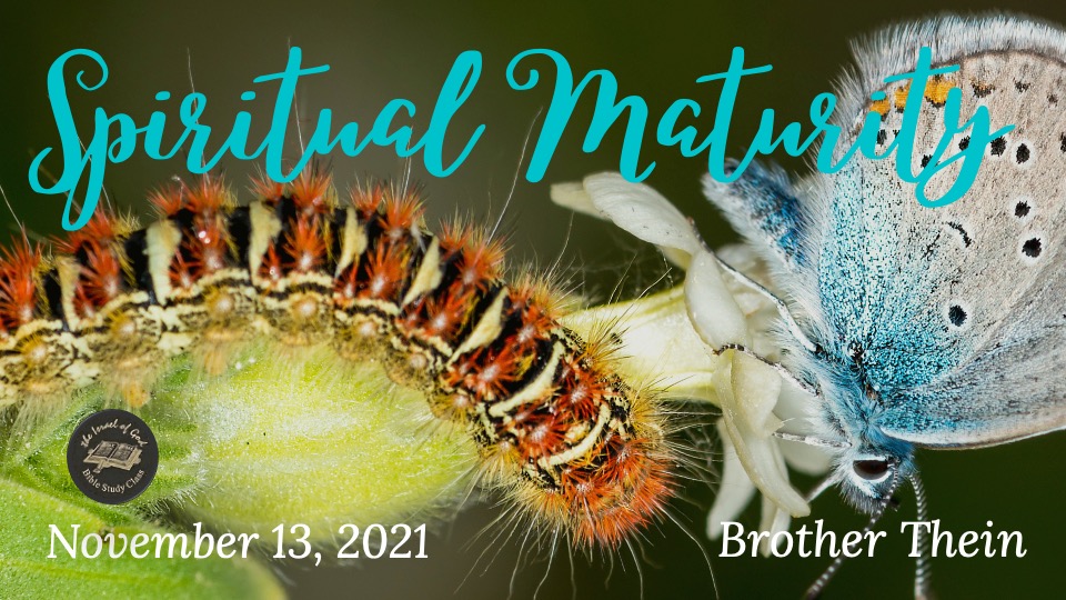 11132021 - IOG Dallas - Spiritual Maturity 