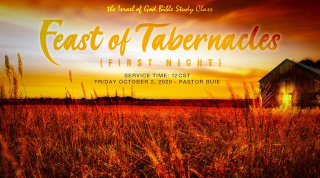 10022020 - The Feast of Tabernacles