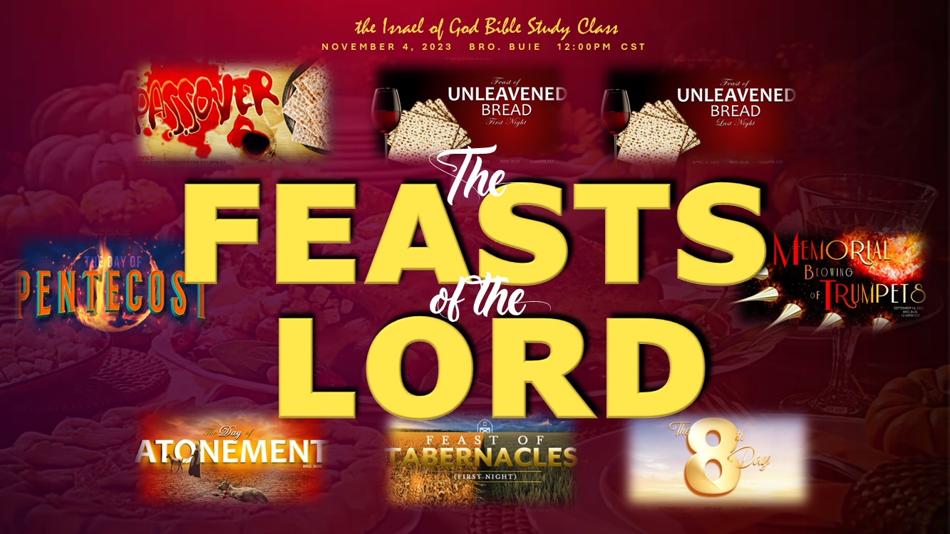 11042023 - IOG - The Feasts of The Lord