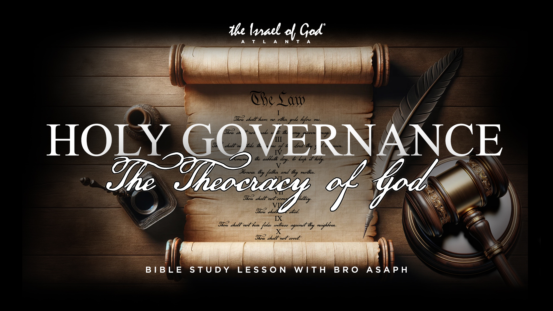 12302023 - IOG Atlanta - HOLY GOVERNANCE: The Theocracy of God