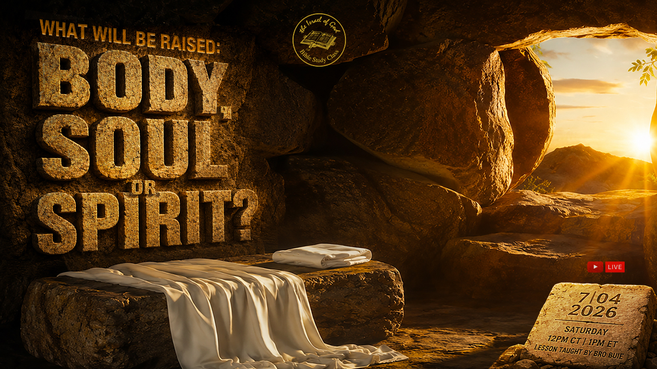 07042026 - What Will Be Raised: Body Soul or Spirit?