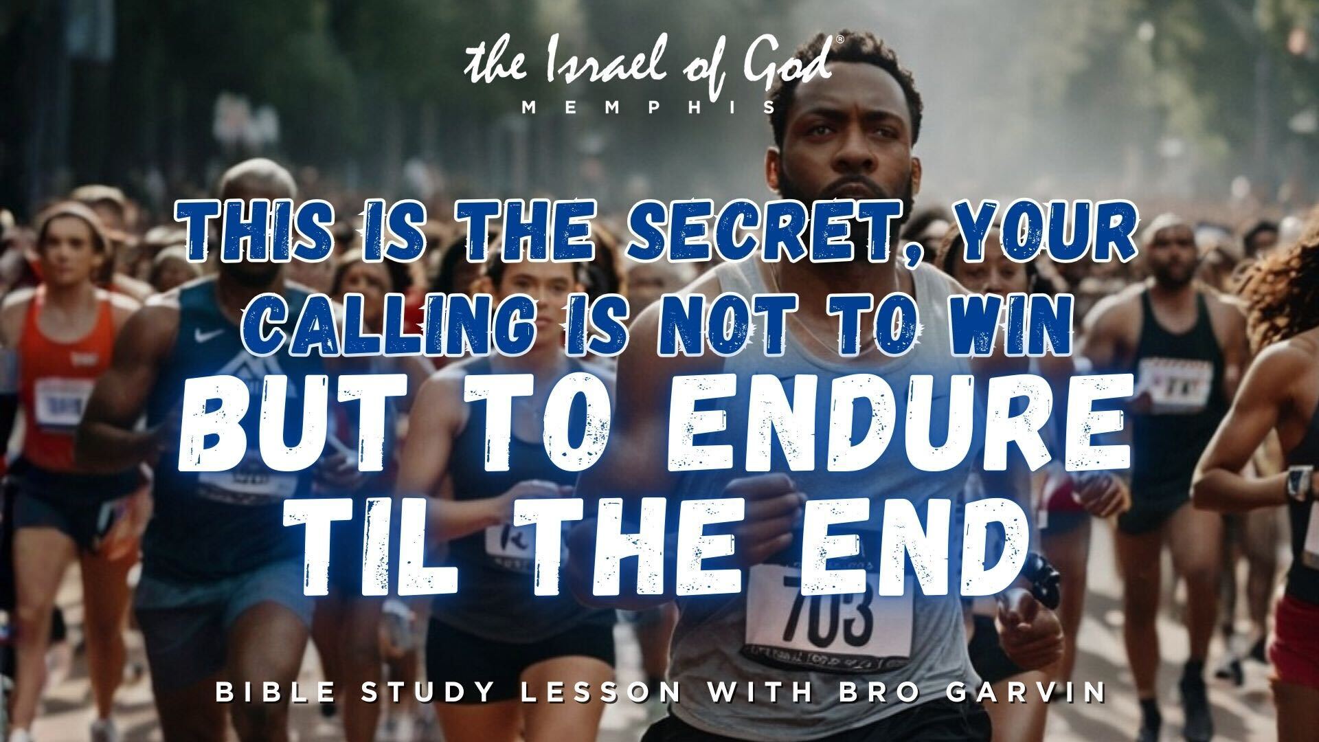 12132025 - IOG Memphis - This Is The Secret, Your Calling Is Not To Win, But...