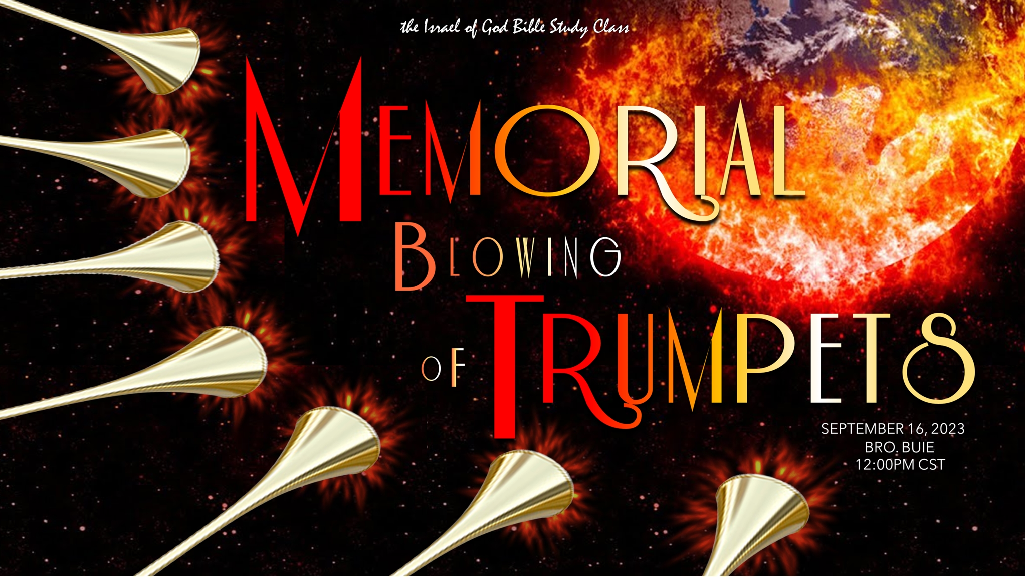 09162023 - Memorial of the Blowing of Trumpets