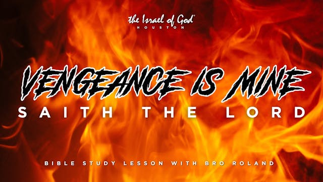 04262025 - IOG Houston - Vengeance Is...