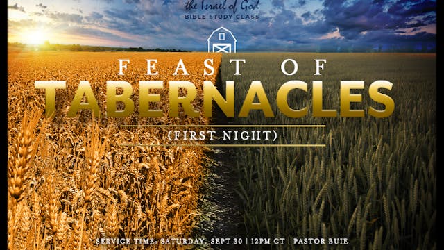 09302023 - Feast of Tabernacles