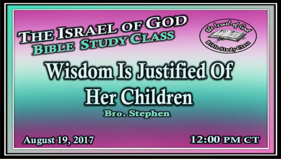 81917 - Wisdom Is Justified of Her Children