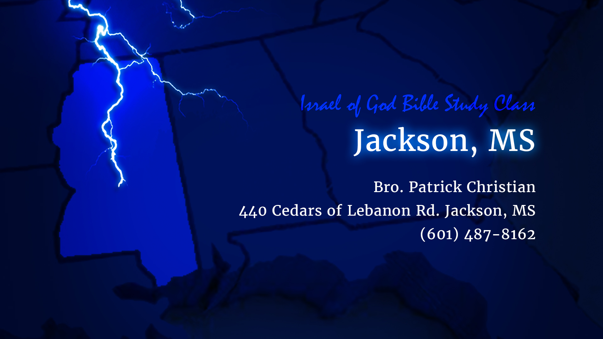 Jackson, MS. Lessons