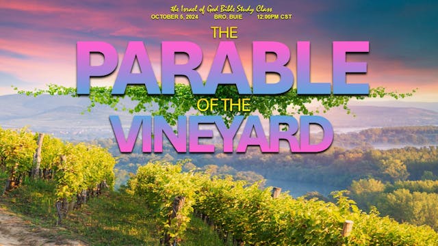 10052024 - The Parable of the Vineyard