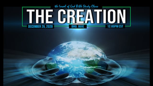 12262020 - THE CREATION