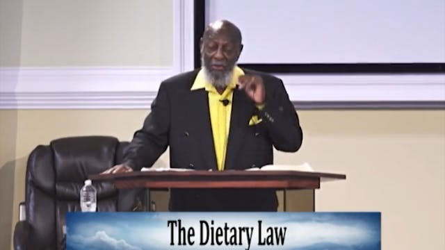 The Bible Speaks - The Dietary Law