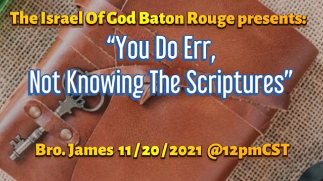 11202021 - IOG Baton Rouge - Ye Do Er...