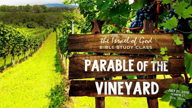 07212018 - Parable of the Vineyard