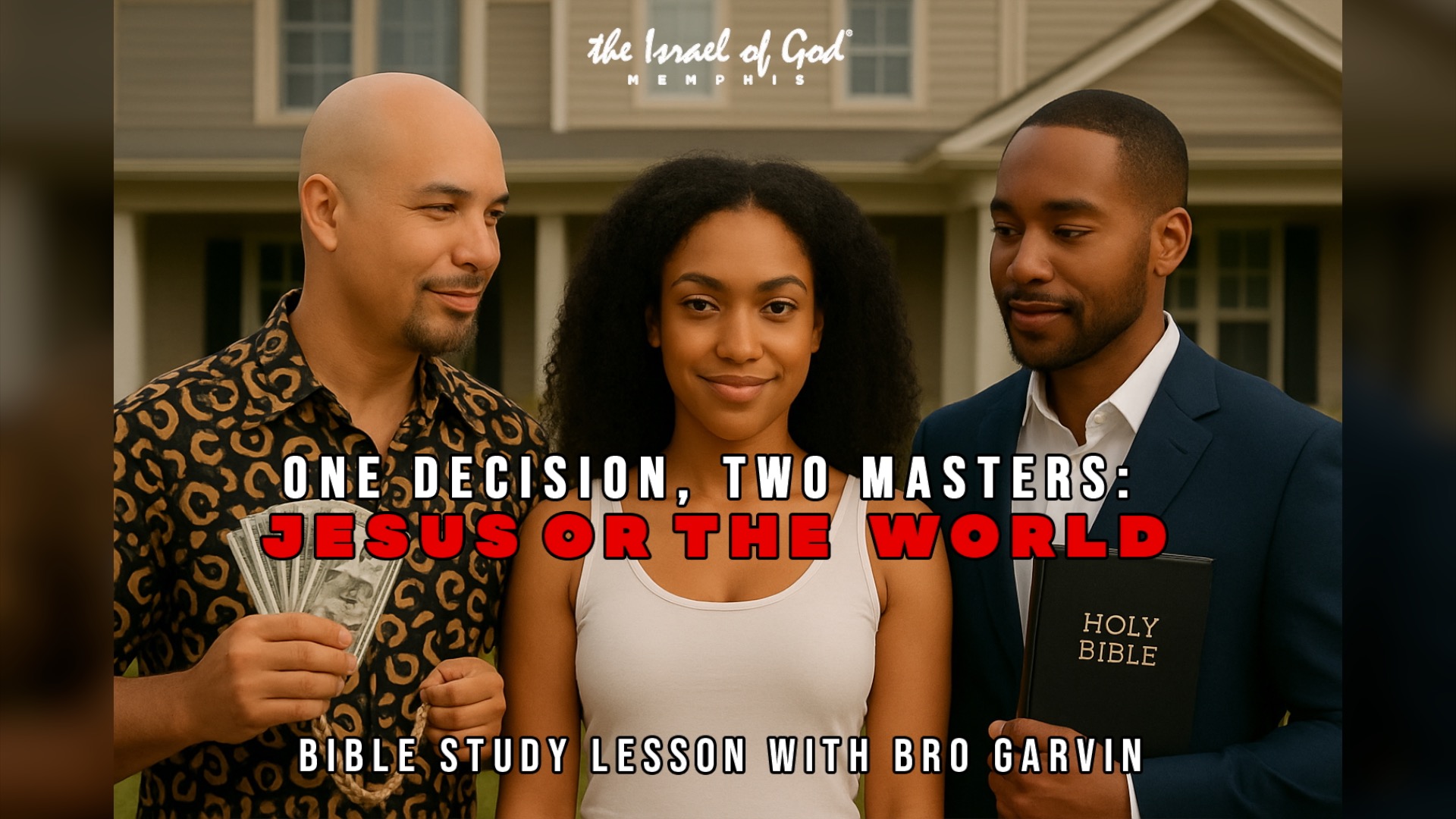 08232025 - IOG Memphis - One Decision, Two Masters: Jesus Or The World